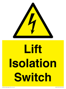 Lift Isolation Switch